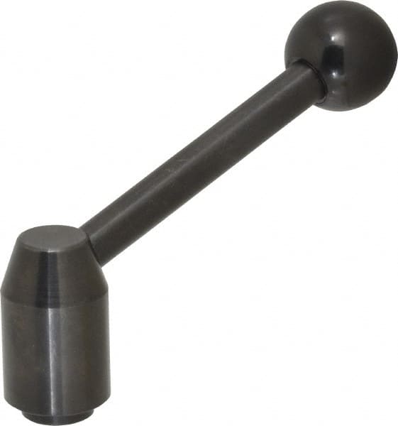 J.W. Winco - 1/2-13, 3/4" Hub Diam, Steel Tapped Insert Adjustable Clamping Handle - Benchmark Tooling