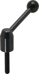 J.W. Winco - 5/16-18, 0.53" Hub Diam, Steel Threaded Stud Adjustable Clamping Handle - Benchmark Tooling