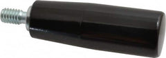 Value Collection - 5/16-18 Threaded Stem, Revolving Handwheel & Machine Handle - Phenolic Cylindrical Handle, 0.55" Long Steel Stem, 2.56" Handle Length, 3.21" OAL - Benchmark Tooling