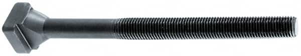 Gibraltar - M16 x 2, 45mm Thread Length, 16mm Slot Width, Black Oxide, Steel T Slot Bolt - 63mm Length Under Head, Grade 8.8, 25mm Head Width x 9mm Head Height - Benchmark Tooling