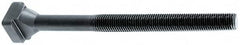 Gibraltar - M16 x 2, 45mm Thread Length, 16mm Slot Width, Black Oxide, Steel T Slot Bolt - 63mm Length Under Head, Grade 8.8, 25mm Head Width x 9mm Head Height - Benchmark Tooling