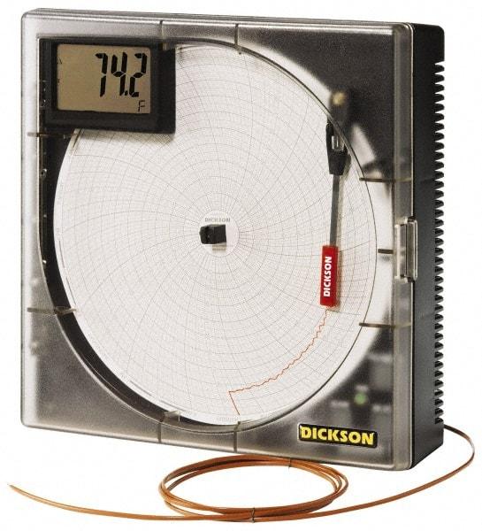 Dickson - -50 to 500°F, Temp Recorder - 4 Ft. Long Probe, 120 AC Voltage, Dickson KTx and KTxE - Benchmark Tooling