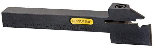 Kennametal - A4SC, Right Hand Cut, 1.063" Max Workpc Diam, A4..15.. Insert, Indexable Cutoff Toolholder - 0.532 Max Depth of Cut, 16mm Shank Width, 16mm Shank Height, 114mm OAL - Benchmark Tooling