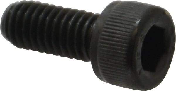 Value Collection - M6x1.00 Metric Coarse Hex Socket Drive, Socket Cap Screw - Grade 12.9 Alloy Steel, Black Oxide Finish, Fully Threaded, 14mm Length Under Head - Benchmark Tooling