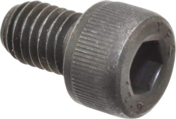 Value Collection - M8x1.25 Metric Coarse Hex Socket Drive, Socket Cap Screw - Grade 12.9 Alloy Steel, Black Oxide Finish, Fully Threaded, 12mm Length Under Head - Benchmark Tooling