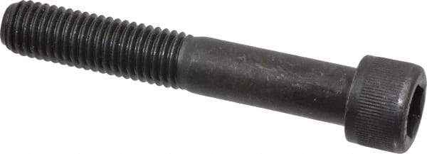 Value Collection - M12x1.75 Metric Coarse Hex Socket Drive, Socket Cap Screw - Grade 12.9 Alloy Steel, Black Oxide Finish, Partially Threaded, 75mm Length Under Head - Benchmark Tooling