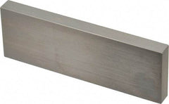 Mitutoyo - 4" Rectangular Steel Gage Block - Accuracy Grade AS-1, Includes Certificate of Inspection - Benchmark Tooling