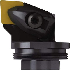 Seco - Right Hand Cut, Size GL40, CN.. 43.. Insert Compatiblity, Modular Turning & Profiling Cutting Unit Head - 27mm Ctr to Cutting Edge, 32mm Head Length, Series SteadyLine - Benchmark Tooling