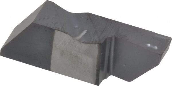 Kennametal - 4189NGD K Grade KC5025, 4.8mm Cutting Width Carbide Grooving Insert - 9.53mm Max Depth of Cut, Right Hand, 0.57mm Corner Radius, TiAlN Finish - Benchmark Tooling