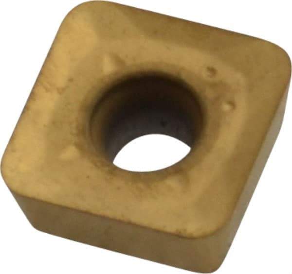 Kennametal - SPCT31254 LD2 Grade KC725M Carbide Milling Insert - TiN/TiCN/TiN Finish, 5/32" Thick, 10mm Inscribed Circle, 1.6mm Corner Radius - Benchmark Tooling