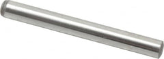 Value Collection - 5mm Diam x 45mm Pin Length Alloy Steel Standard Dowel Pin - C 58-62 Hardness, 9,270 Lb Breaking Strength, 1 Rounded End - Benchmark Tooling