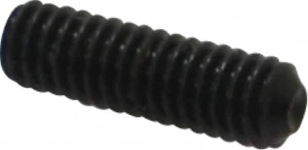 Value Collection - #4-48 UNF, 3/8" OAL, Cup Point Set Screw - Alloy Steel, 0.05" Key - Benchmark Tooling