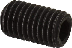 Value Collection - 1/4-28 UNF, 7/16" OAL, Cup Point Set Screw - Alloy Steel, 1/8" Key - Benchmark Tooling