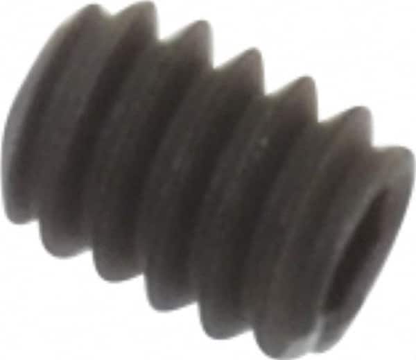 Value Collection - M2.0x0.40 Metric Coarse, 2.5mm OAL, Cup Point Set Screw - Grade 14.9 (45H) Alloy Steel, 0.9mm Key - Benchmark Tooling