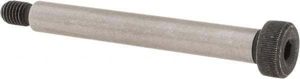 Value Collection - 10mm Shoulder Diam x 80mm Shoulder Length, M8x1.25 Metric Coarse, Hex Socket Shoulder Screw - 12.9 Alloy Steel, Uncoated, 6.78 to 7mm Head Height x 15.73 to 16mm Head Diam - Benchmark Tooling