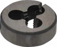 Interstate - #10-24 UNC High Speed Steel Round Adjustable Die - Benchmark Tooling