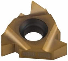 Seco - 22NR Internal Right Hand 7-5 Partial Profile 60° Laydown Threading Insert - Grade CP500, TiAlN/TiN Coated Carbide - Benchmark Tooling