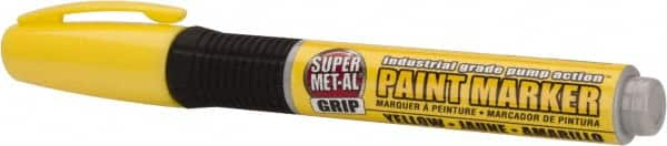 Super Met-Al - Yellow Paint Marker - Oil Based Paint - Benchmark Tooling