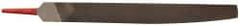 Simonds File - 10" Long, Smooth Cut, Knife American-Pattern File - Double Cut, Tang - Benchmark Tooling