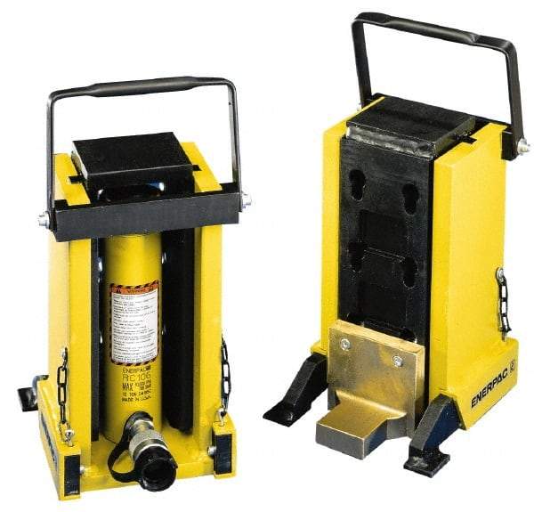 Enerpac - 20 Ton, 6.18" Stroke, 32 Cu In Oil Capacity, Portable Hydraulic Machine Lift Cylinder - 32 Cu In Oil Capacity - Benchmark Tooling