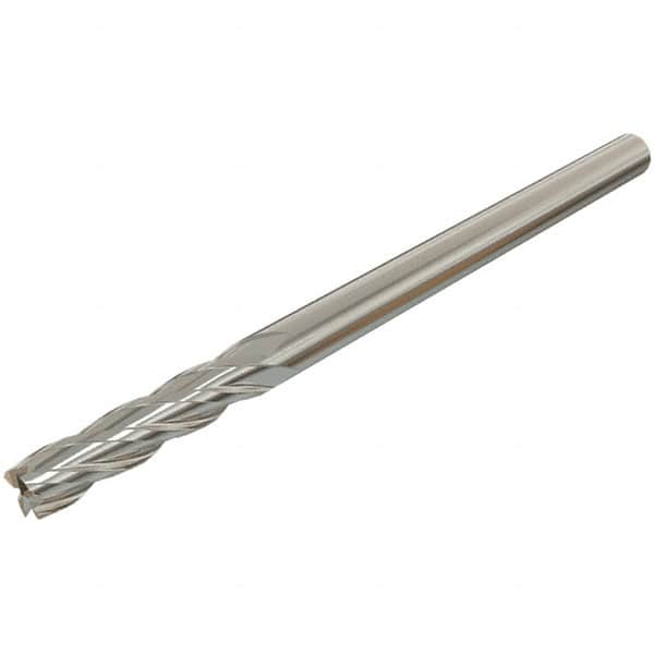 Iscar - 5mm, 14mm LOC, 5mm Shank Diam, 50mm OAL, 4 Flute, Solid Carbide Square End Mill - Single End, TiAlN Finish, Spiral Flute, 30° Helix, Centercutting, Right Hand Cut, Right Hand Flute - Benchmark Tooling
