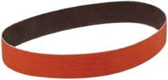 3M - 1-1/2" Wide x 18-15/16" OAL, 80 Grit, Ceramic Abrasive Belt - Ceramic, Medium, Coated, YF Weighted Cloth Backing, Wet/Dry, Series 777F - Benchmark Tooling