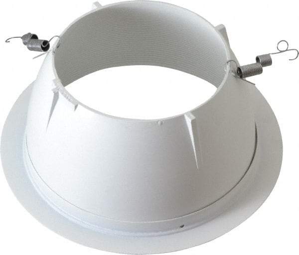 Cooper Lighting - 7-1/4 Inch Wide, Water Resistant, White Fixture Baffle Trim - Metal, UL/cUL Wet Location Listed - Benchmark Tooling