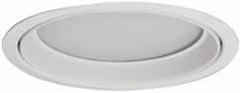 Cooper Lighting - 7-7/8 Inch Wide, Water Resistant, White Fixture Trim with Albalite Lens - Benchmark Tooling