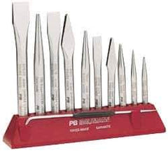 Value Collection - 6-1/2" OAL x 9/32" Blade Width Cross Chisel - 15/32" Stock - Benchmark Tooling