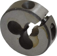 Interstate - #6-56 Thread, 13/16" Outside Diam High Speed Steel Round Die - Right Hand Thread, Adjustable - Exact Industrial Supply