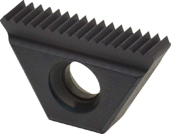 Kennametal - 1.5mm Pitch, Internal Thread, ISO Standard, STN KC635M Grade Thread Mill Insert - Carbide, TiAlN Coating - Benchmark Tooling