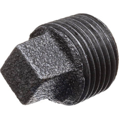 Black Pipe Fittings; Fitting Type: Square Head Plug; Fitting Size: 2″; Material: Malleable Iron; Finish: Black; Thread Standard: BSPT; Connection Type: Threaded; Lead Free: No; Standards: ASTM A197; BS EN 1562