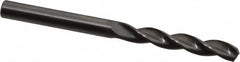 Kennametal - Letter E (1/4) 130° Solid Carbide Jobber Drill - Bright Finish, Right Hand Cut, Spiral Flute, Straight Shank, 3.23" OAL, Standard Point - Benchmark Tooling