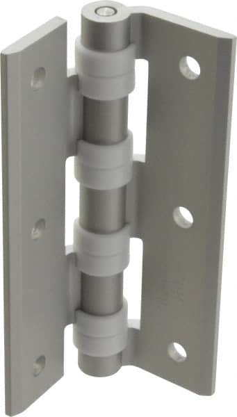 Sugatsune - 2-9/16" Long x 2-3/8" Wide x 9/64" Thick, Cabinet Hinge - Aluminum, Aluminum Finish - Benchmark Tooling
