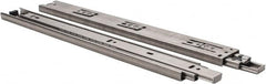 Sugatsune - 13-25/32" Slide Length, 14" Travel Length, Stainless Steel Ball Bearing Slide - 84 Lb Capacity at Full Extension - Benchmark Tooling