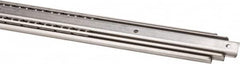 Sugatsune - 27-9/16" Slide Length, 28-3/4" Travel Length, Stainless Steel Ball Bearing Slide - 155 Lb Capacity at Full Extension - Benchmark Tooling