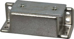 Sugatsune - 2-13/32" Long x 3/4" Wide x 3/4" High, Zinc Alloy Heavy Duty Magnetic Catch - Nickel Coated, 24.2 Magnetic Force, 1-11/16" Long Strike, 3/4" Wide Strike - Benchmark Tooling