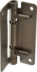 Sugatsune - 2-61/64" Long x 1-31/32" Wide x 1/16" Thick, Quick Release Hinge - Stainless Steel, Polished Finish - Benchmark Tooling