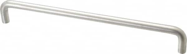 Sugatsune - 25/64" Handle Diam, Satin Finish Stainless Steel Drawer Pull - 1-3/8" Projection, 9" Center to Center, 316 Grade, 9-3/8" Wide - Benchmark Tooling