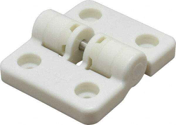 Sugatsune - 1-31/32" Long x 2-3/8" Wide x 5/16" Thick, Detent Hinge - Polyacetal - Benchmark Tooling