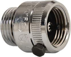 Watts - 125 Max psi, Chrome Plated Brass, Hose Connection Vacuum Breaker - EPDM Seal, Stainless Steel Spring, FIP X Hose End Connections - Benchmark Tooling