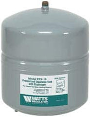 Watts - 2.5 Gallon Capacity, 4.5 Gallon Tank, 11 Inch Diameter, 14 Inch High, 1/2 Inch Port, Expansion Tank - Steel, Polymer Coating - Benchmark Tooling