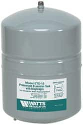 Watts - 3.0 Gallon Capacity, 6 Gallon Tank, 11-3/8 Inch Diameter, 17-3/16 Inch High, 1/2 Inch Port, Expansion Tank - Steel, Polymer Coating - Benchmark Tooling