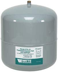 Watts - 6.0 Gallon Capacity, 15 Gallon Tank, 16 Inch Diameter, 20-13/16 Inch High, 1/2 Inch Port, Expansion Tank - Steel, Polymer Coating - Benchmark Tooling