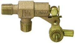 Watts - 3/8" Pipe, Bronze, Mechanical Float Valve - 125 psi, MPT x MPT End Connections - Benchmark Tooling