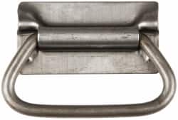 Value Collection - 3.38" Wide Plate x 1-3/4" High Plate, 3-1/2" Bail ID, Chest Handle - 4.13" Wide x 2-3/4" High, Plain - Benchmark Tooling