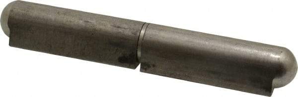 Value Collection - 5-29/32" Long x 0.787" Wide x 0.984" Thick, Weld On Hinge - Stainless Steel with Stainless Pin - Benchmark Tooling