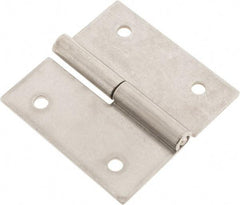 Made in USA - 2-1/2" Long x 2-1/2" Wide x 0.075" Thick, Slip Joint Hinge - Stainless Steel - Benchmark Tooling