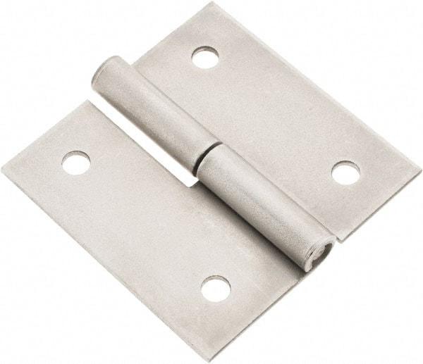 Made in USA - 3" Long x 3" Wide x 0.093" Thick, Slip Joint Hinge - Steel - Benchmark Tooling