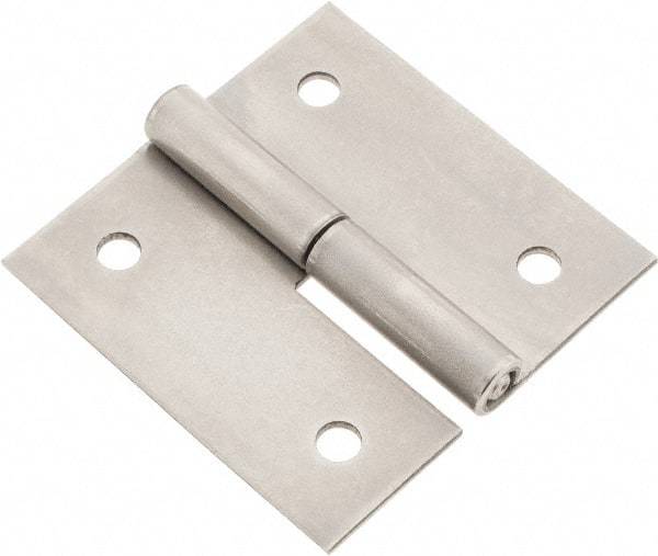 Made in USA - 3" Long x 3" Wide x 0.093" Thick, Slip Joint Hinge - Steel - Benchmark Tooling
